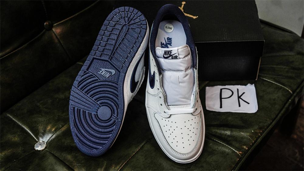 PK GOD Jordan 1 Retro LowMetallic Blue RETAIL MATERIALS READY TO SHIP